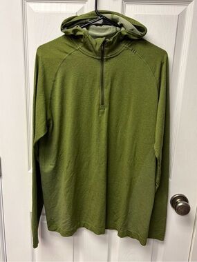 Lululemon Mens Metal Vent 1/2 Zip Hoodie - Large